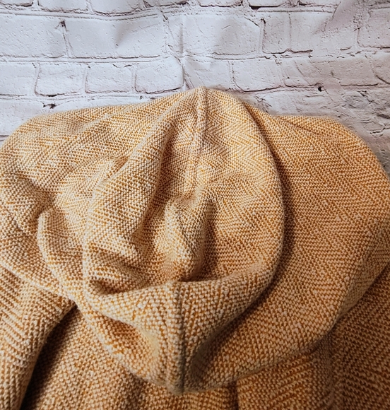 Faherty Whitewater Women's Hooded Sweater Poncho Orange XXL - Picture 12 of 16